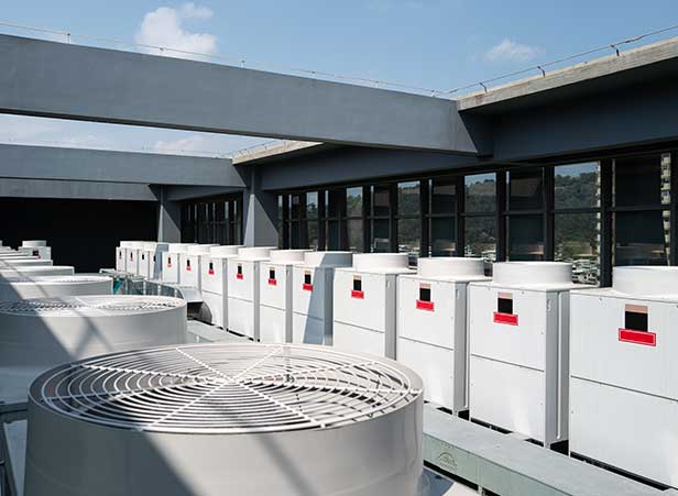 cooling fans on roof